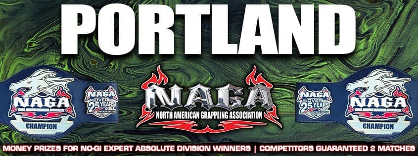 NAGA Portland Grappling Championship tournament banner