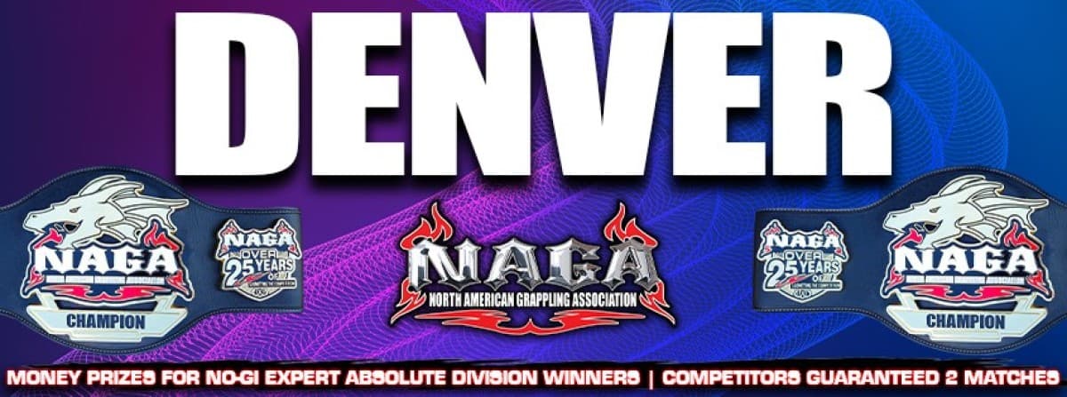 NAGA Denver Grappling Championship tournament banner