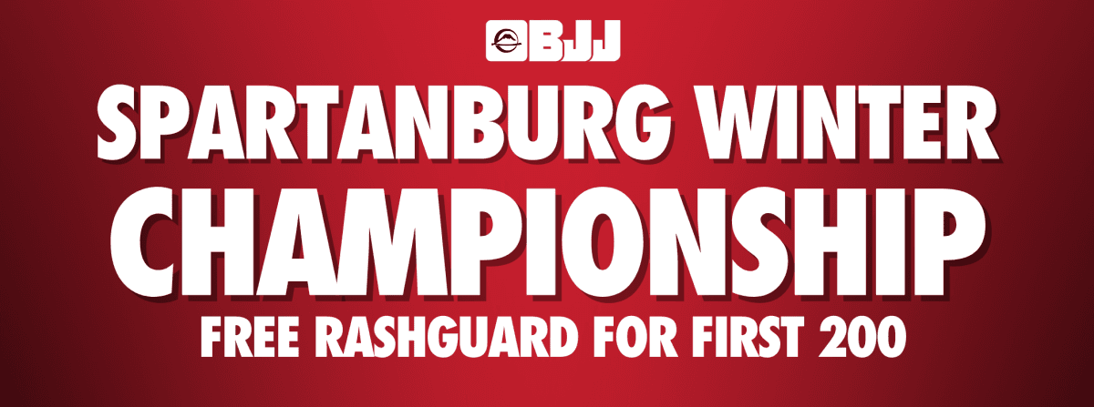 FUJI BJJ Spartanburg Winter Championship tournament banner