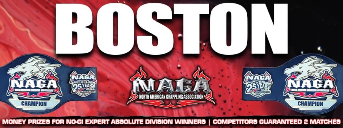NAGA Boston Grappling Championship tournament banner