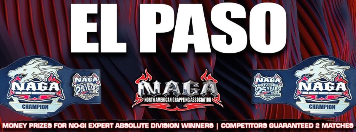 NAGA El Paso Grappling Championship tournament banner
